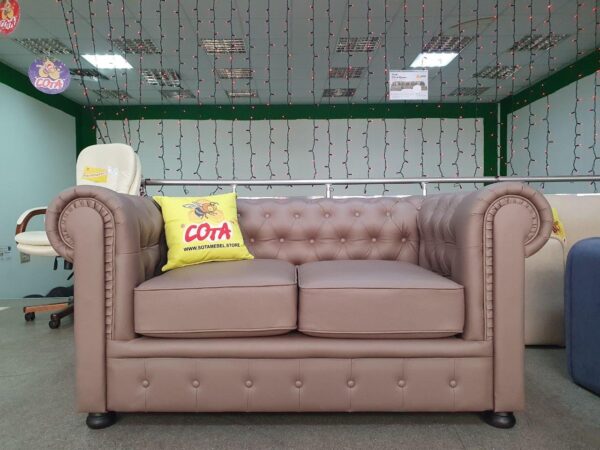 Диван Честер 2 экокожа Оракул 230