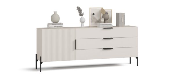 Шкаф BOSS STANDART 150 - 3Д Шиншилла серая