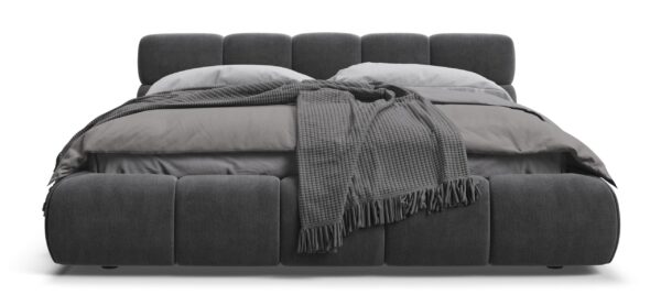 Кровать BOSS DREAM 160 велюр Монолит серая