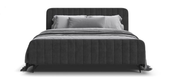 Кровать BOSS SKANDY 160*200 велюр MONOLIT серый