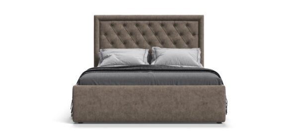 Кровать BOSS CLASSIC+ПМ 160*200 велюр Роял тауп