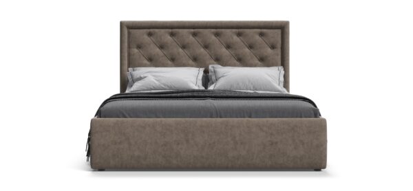 Кровать BOSS CLASSIC+ПМ 180*200 велюр Роял тауп