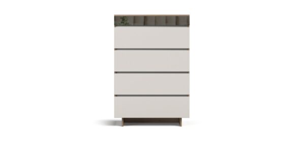 Комод BOSS QUADRO 80 Орех Парона, Ваниль софт
