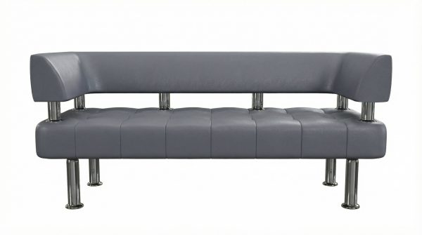 Диван Офис-СОтА-1 кожзам Нитро грей