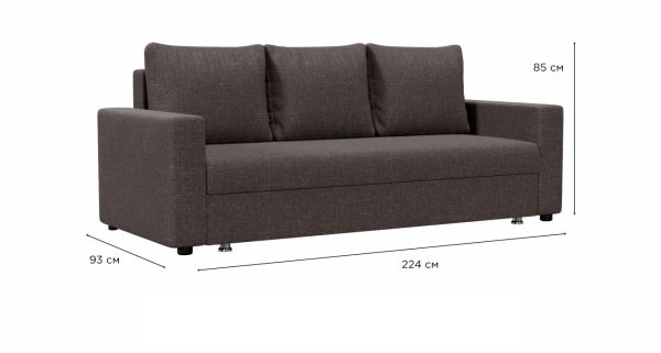 Диван СОтА-66/Е рогожка Амур