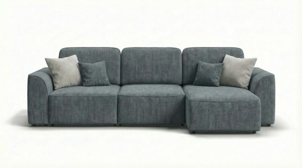 Угловой диван СОтА-101 шенилл Римини 13, Тауер 04