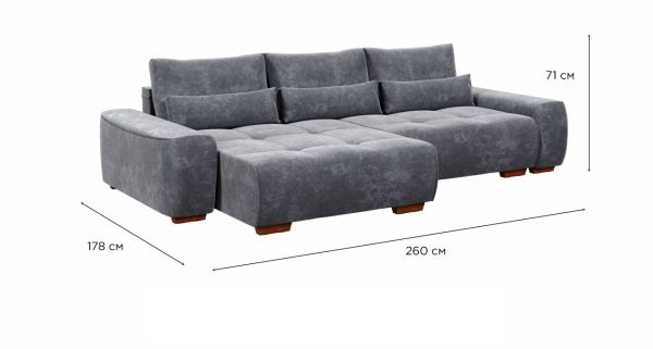 Угол СОтА Турин (2600) велюр Кипрус 09