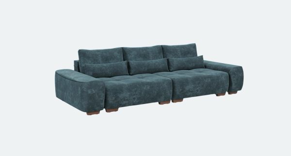 Диван СОтА-Турин 2600 замш Кипрус 12