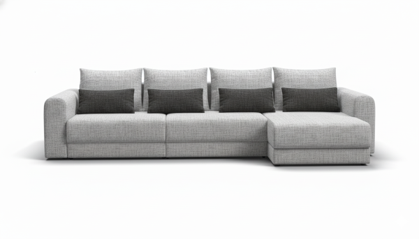 Угловой диван СОтА-33 Макс шенилл Муза 03, под. мал. Муза 10