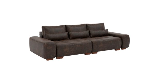 Диван СОтА-Турин/Е 2600 замш Ибица 11