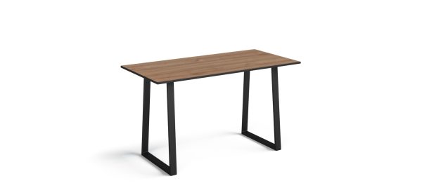 Обеденный стол Лофт-125 Орех Селект, Черный