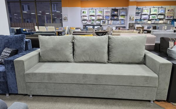 Диван СОтА-66/Е ЭКО БН велюр Лайм 25