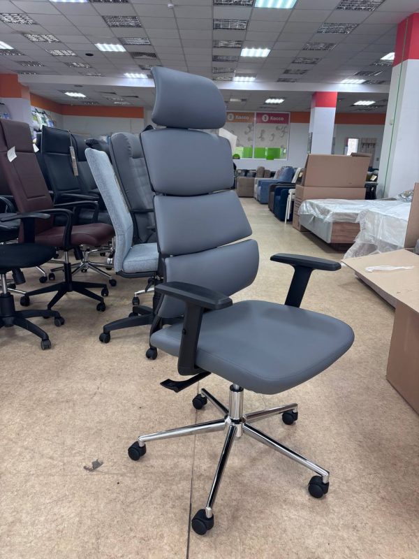 Кресло СОтА МГ-26 хром паук э\к Серый