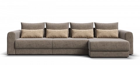 Угловой диван СОтА-33 Макс велюр Роял тауп (Предзаказ)