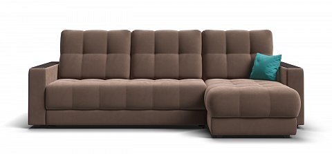 Угловой диван СОтА-75 Классик XL велюр Монолит мокко