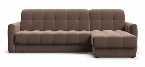 Угловой диван СОтА-75 Слип 160 велюр Монолит Мокко