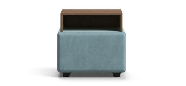 Тумба Босс велюр Монолит Аква Орех Селект