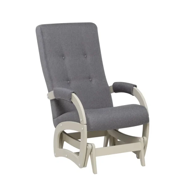 Кресло СОтА Тея Слоновая кость, ткань Савана графит