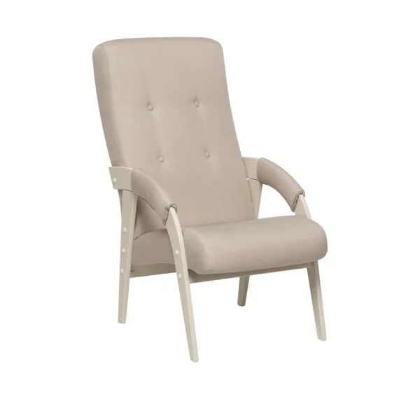 Кресло СОтА Бьянка Слоновая кость, ткань Савана Айвори