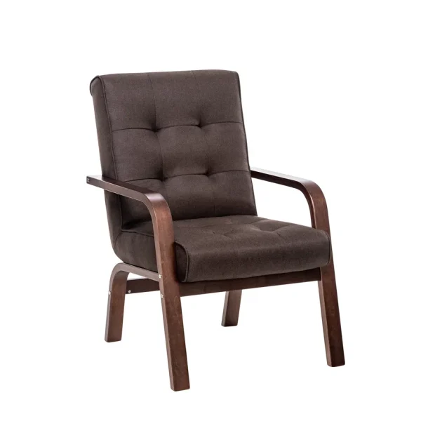 Кресло СОтА Модена Орех текстура, ткань Мальмо 28, кант Мальмо 28