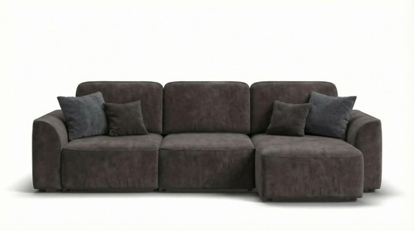 Угловой диван СОтА-101 велюр Гратта 07, Гратта 03