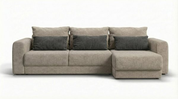 Угловой диван СОтА-33 шенилл Муза 04,  Муза 10