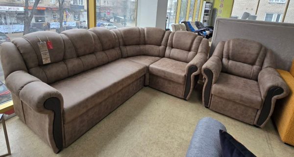 Угол СОтА-8+1 кресло замш Гуччи 04