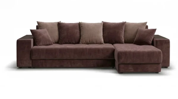 Угловой диван СОтА-40 велюр Гратта 08, Ирида 11