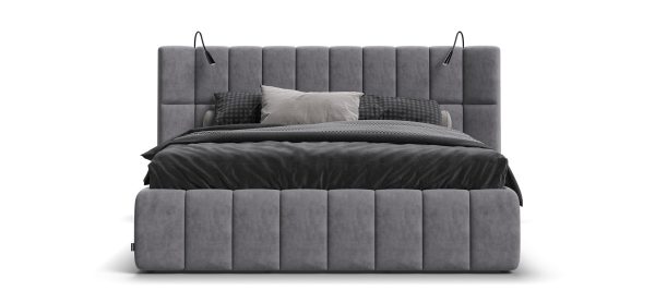 Кровать Босс XO 180*200 велюр Роял агат