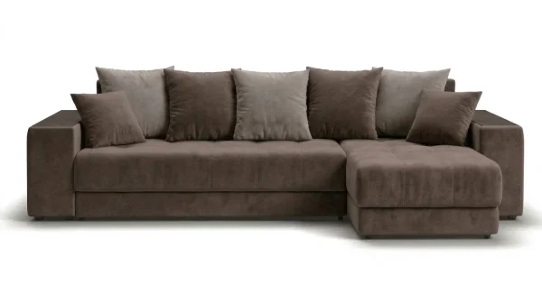 Угловой диван СОтА-40 велюр Ирида 05, Ирида 11