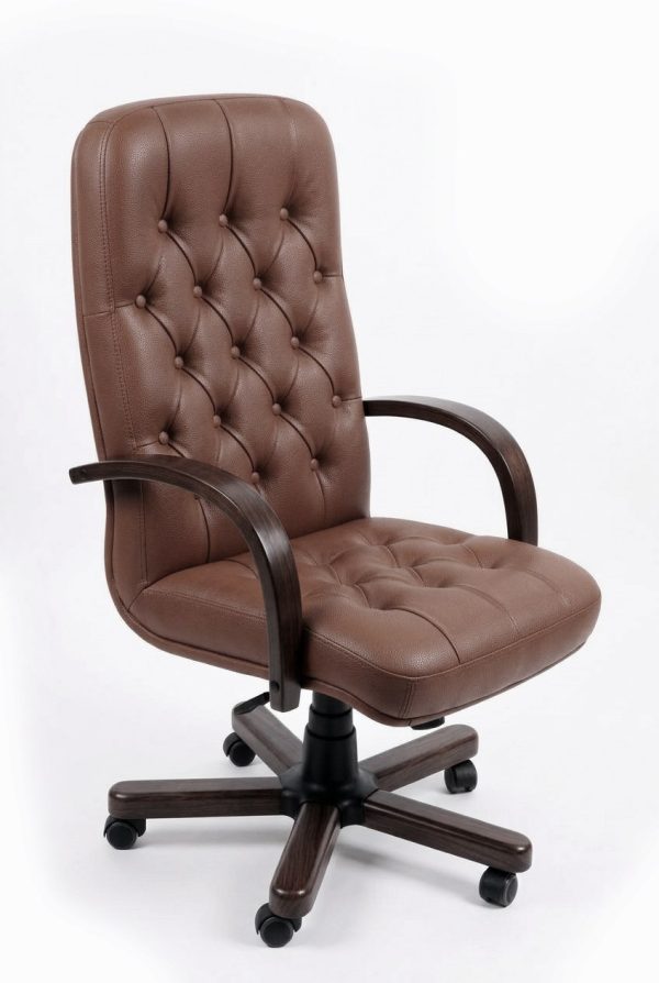 Кресло СОтА Премьер Экстра э/к Коричневый, Орех тай