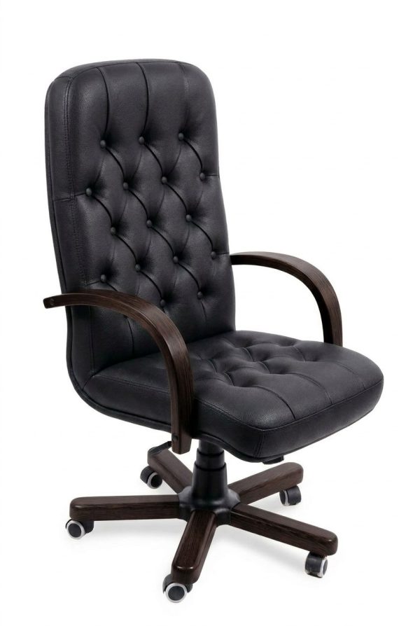Кресло СОтА Премьер Экстра э/к Черный, Венге