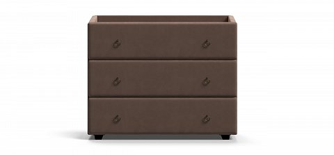 Комод Босс Классик велюр Монолит мокко, Орех Селект