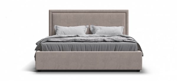 Кровать Фрея 160 велюр Монолит латте