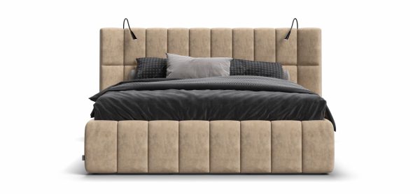 Кровать Босс XO 180*200 велюр Роял шампань