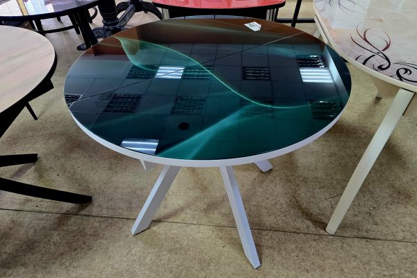 Обеденный стол Стайл 25 каркас белый