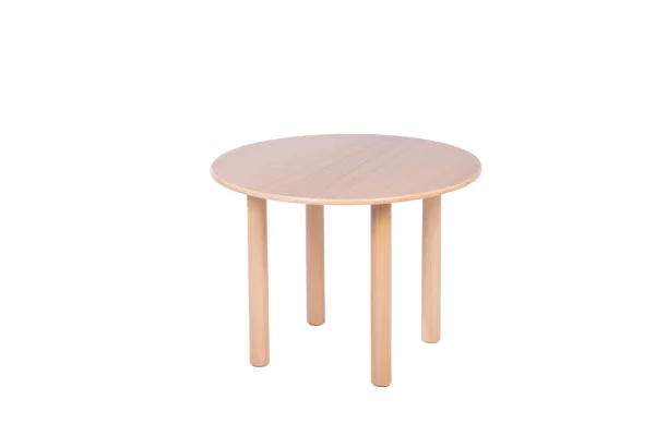 Стол детский круглый Бежевый, бук (Предзаказ)