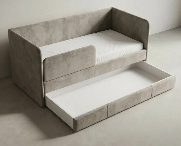 Кровать СОтА-Мишка 90*200 Бежевый (Предзаказ)